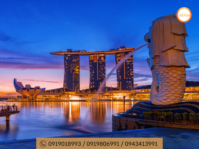 Hình ảnh Merlion hiệu quả quảng bá chiến du lịch - Du lịch 360Go